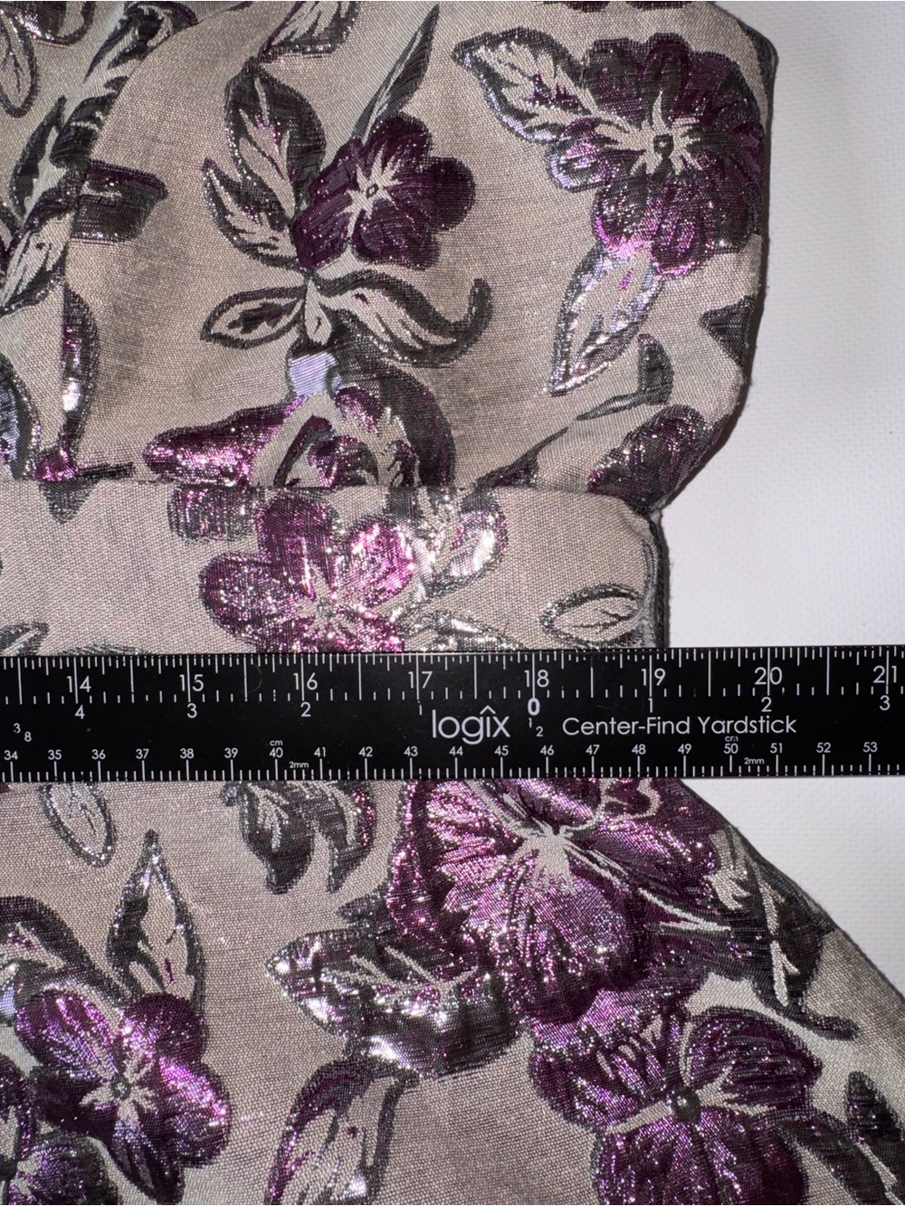 Eloquii Metallic Brocade Floral Fit and Flare Dress 18 nwt Feminine - Picture 10 of 13
